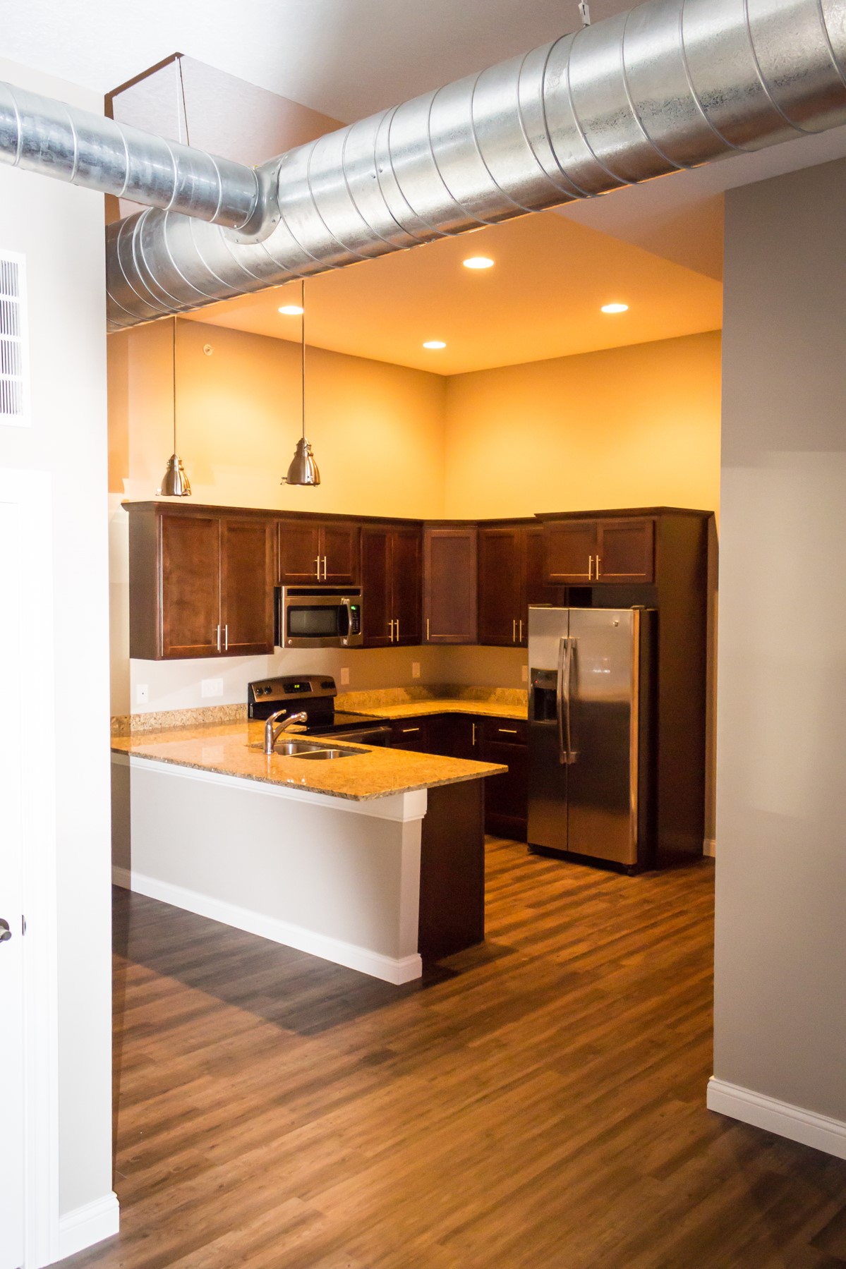 Front shot of rental space