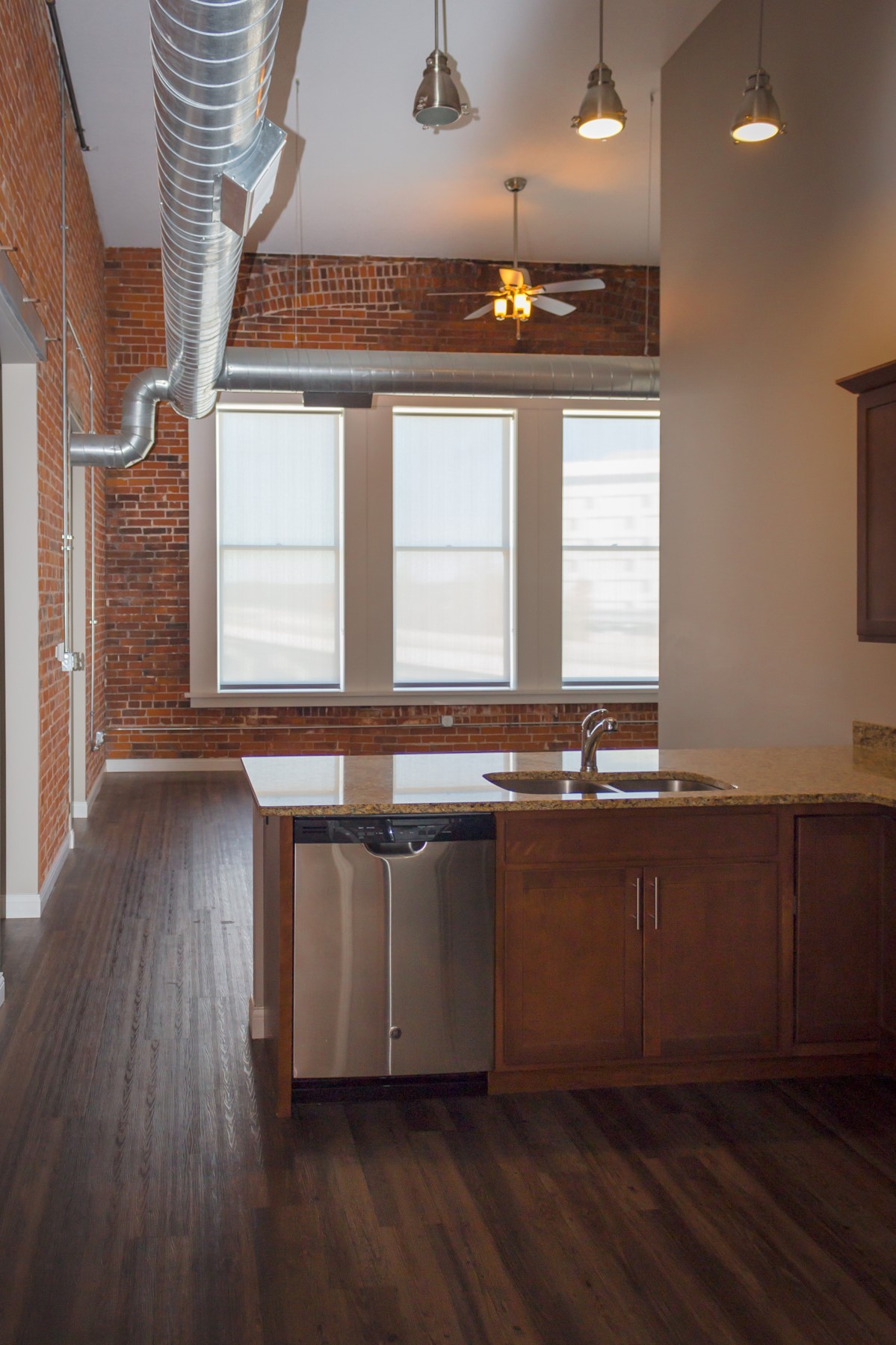 Front shot of rental space